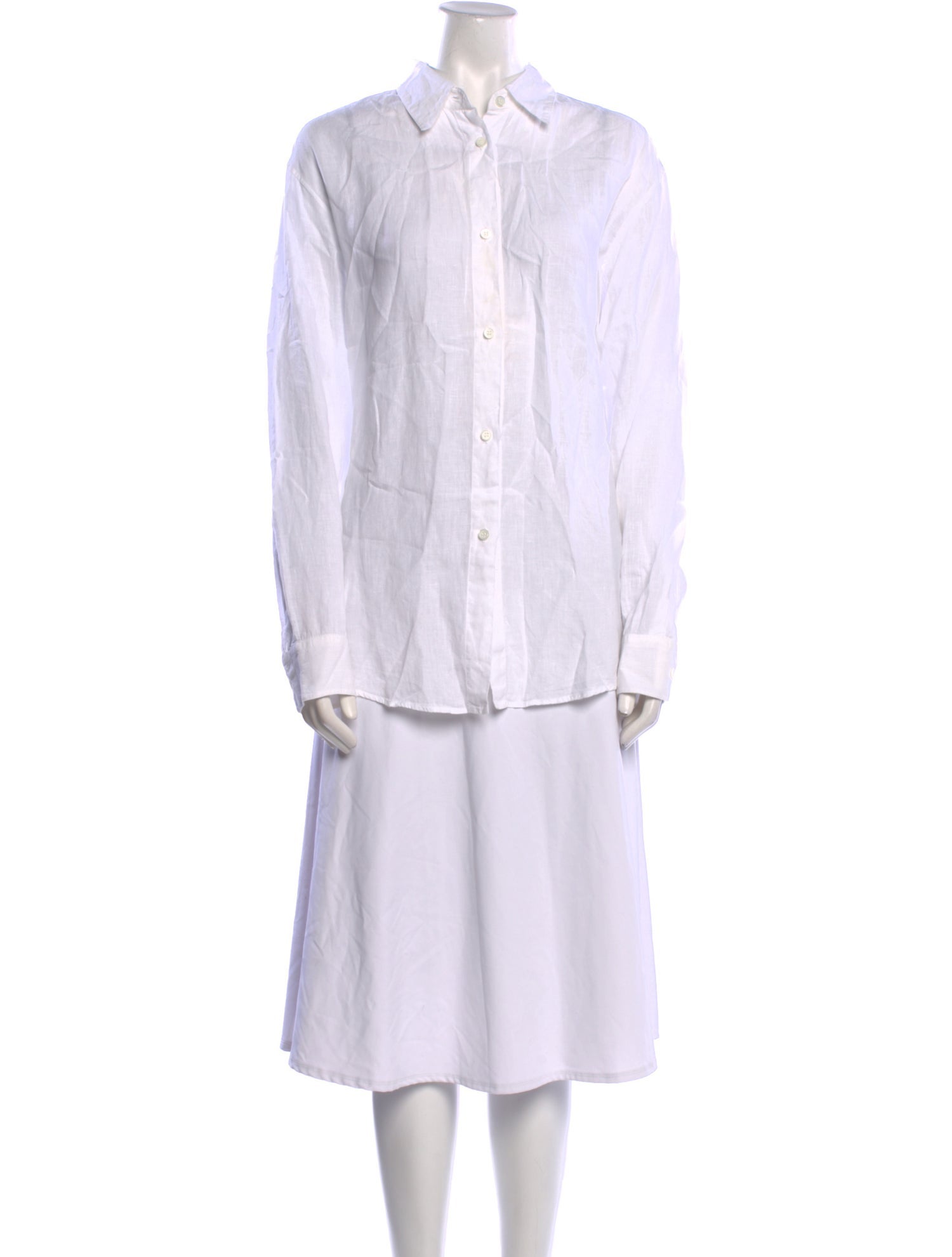 Gabriela Hearst Linen Long Sleeve Tunic
